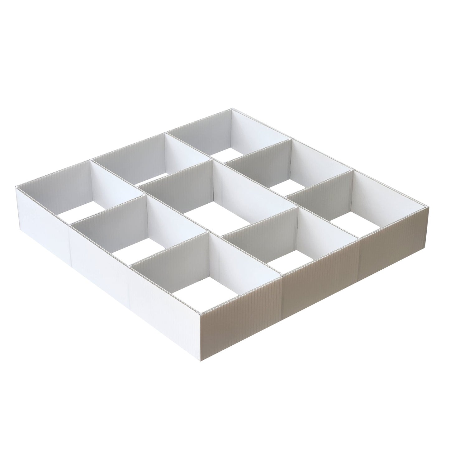 Drawer Dividers - WHITE, 2 inch tall, 18 inch long - 40 pack